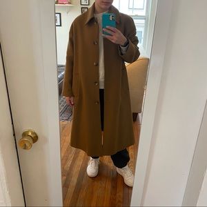 Zara Camel/Brown Wool Coat